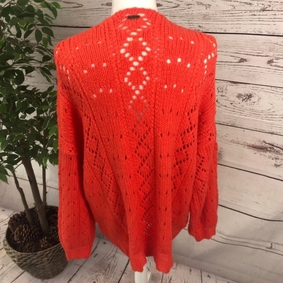 BILLABONG BLISSED OUT ORANGE CARDIGAN NWT - Picture 8 of 15